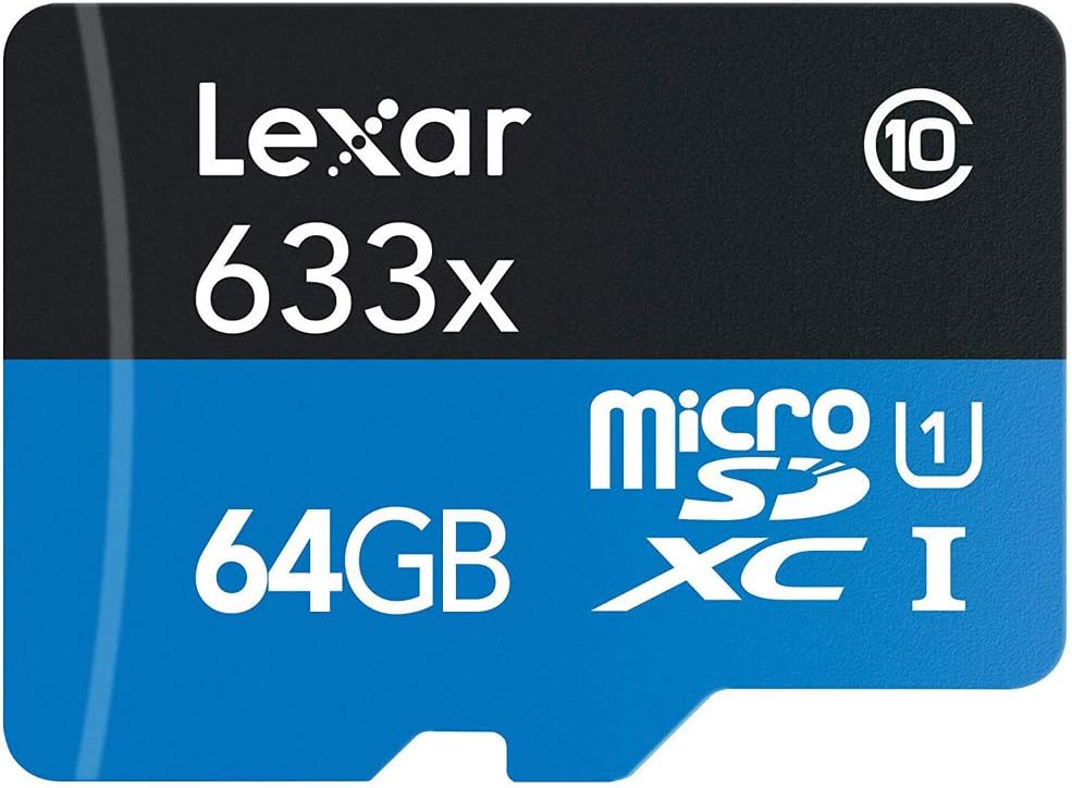 Lexar Memoria MicroSDHC / MicroSDXC UHS-1 64 GB Serie 633X