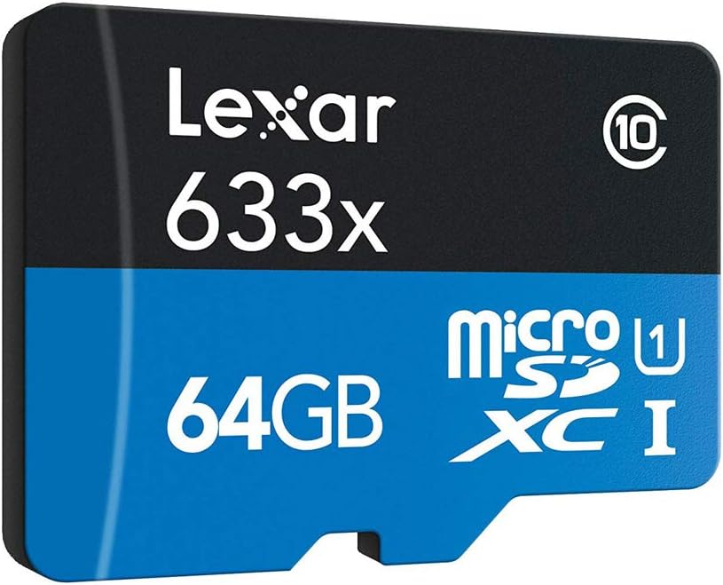 Lexar Memoria MicroSDHC / MicroSDXC UHS-1 64 GB Serie 633X