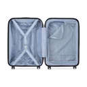 Maleta de Viaje Delsey LAGOS 55cm Rígida de Cabina Negra