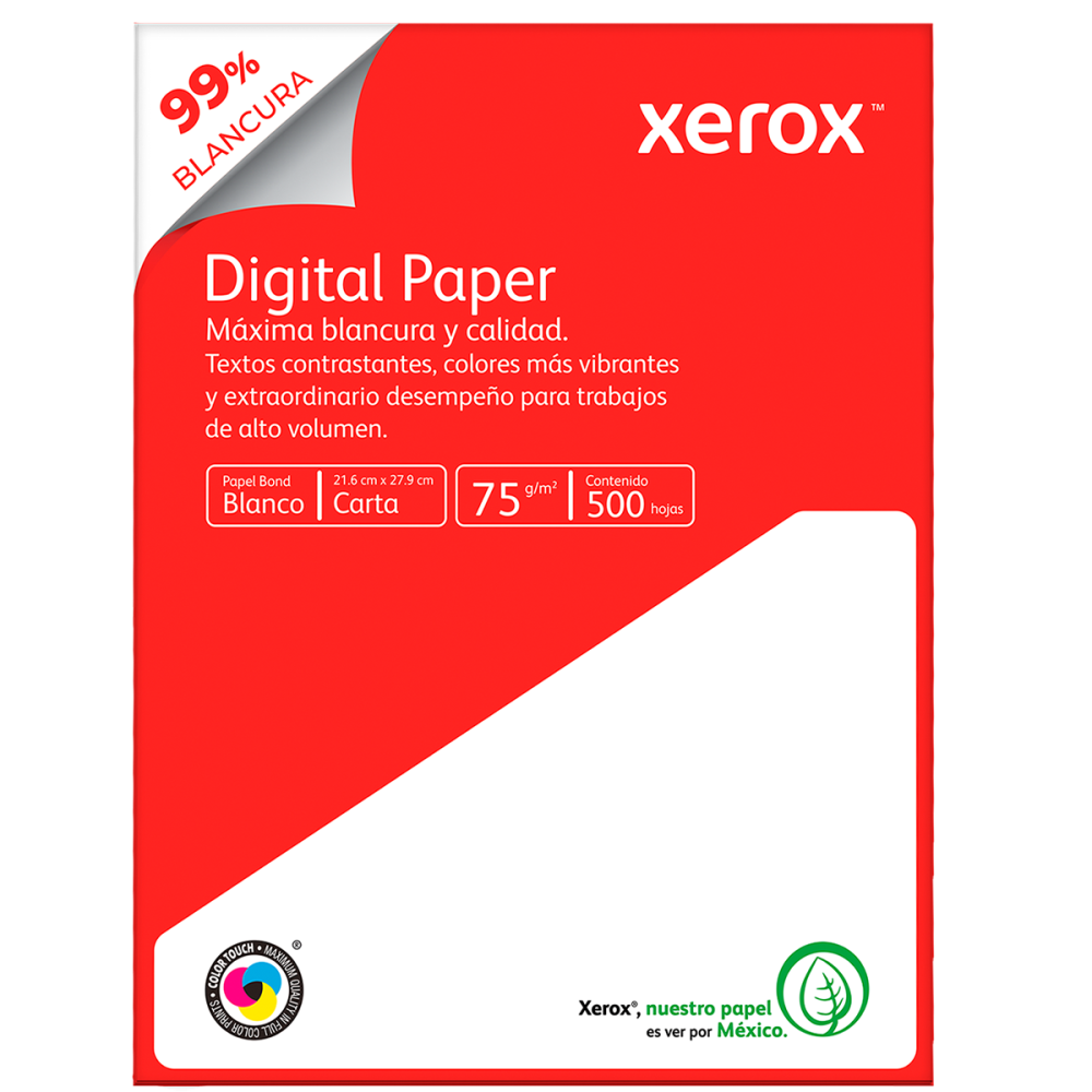 Papel Xerox 3M2000, Tamaño Carta, 5,000 Hojas, Blanco