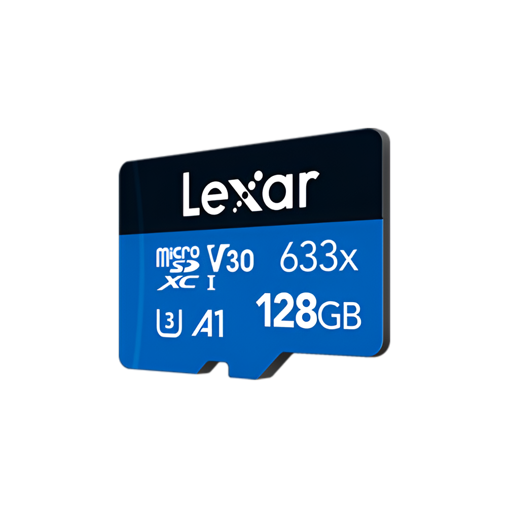 Memoria Micro SDXC Lexar 128GB 633X Clase 10 Con Adaptador