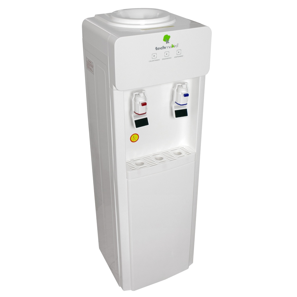 Dispensador de Agua Techmakro de Piso, Caliente/Frío, 20 L