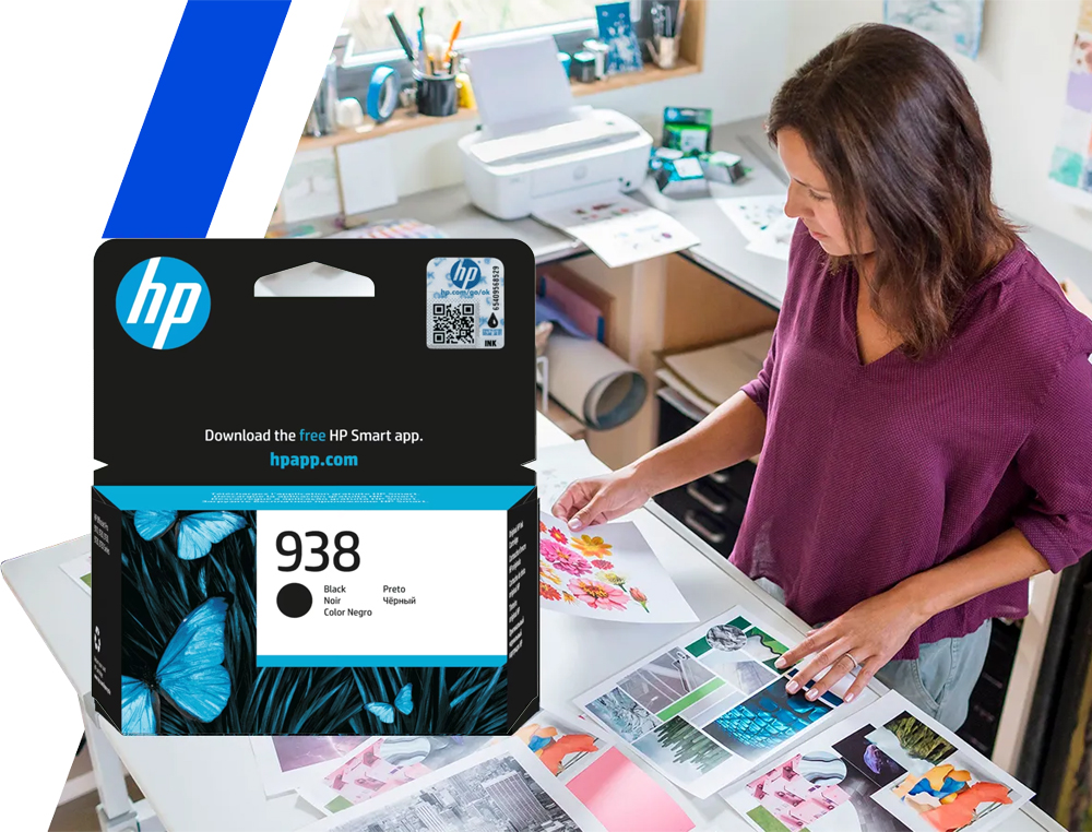 Cartucho de Tinta HP 938 Negro Original, 1250 páginas