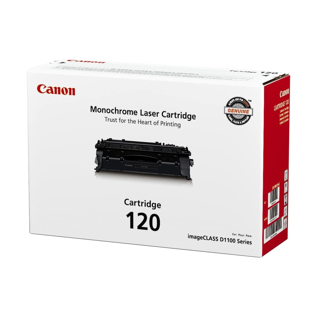 Tóner Canon 120 Negro, 5000 Páginas (2617B001AA)