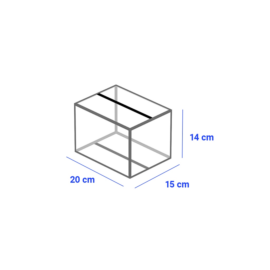 Caja para Empaque Cartón Corrugado, 15x14x20 cm, 23 ECT