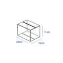 Caja para Empaque Cartón Corrugado, 15x14x20 cm, 23 ECT