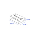 Caja para Empaque Cartón Corrugado, 40x25x12 cm, 23 ECT