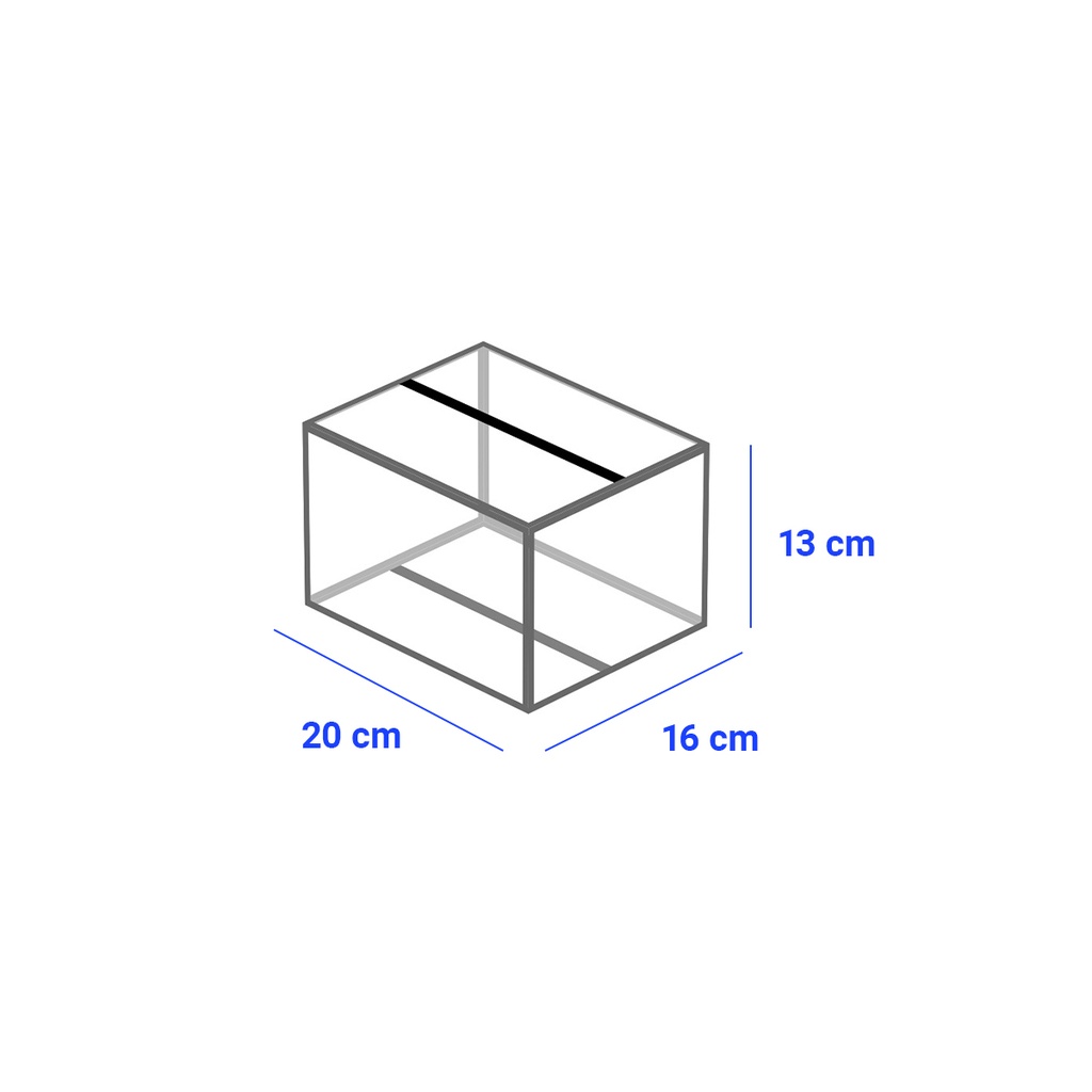 Caja para Empaque Cartón Corrugado, 20x16x13 cm, 23 ECT