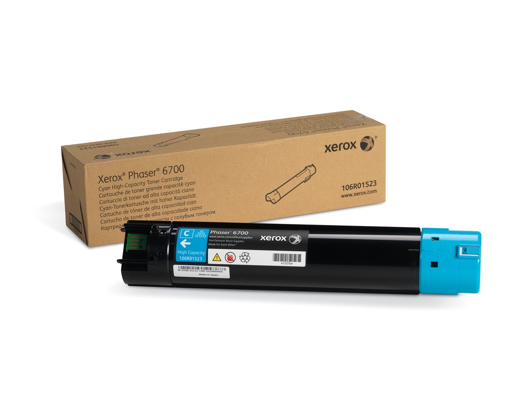 TONER CYAN P/PHASER 6700 12,000 PAGINASALTO RENDIMIENTO 