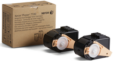 TONER MAGENTA P/PHASER 7100 9,000 PAGINAS PAQUETE DUAL 