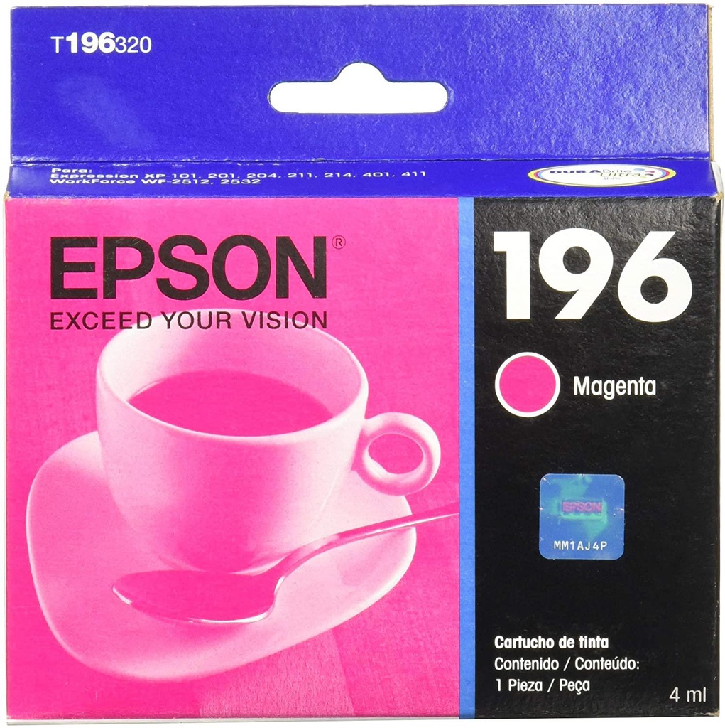 CARTUCHO DE TINTA EPSON MAGENTA 5ML / XP401 / T196320-AL