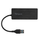 Targus Hub USB A 3.0 de 4 Puertos, Negro - sin Adaptador