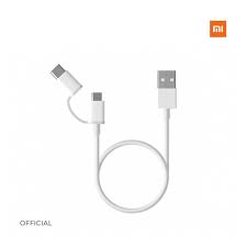 MI 2-IN-1 USB CABLE (MICRO USB TO TYPE C) 30 CM