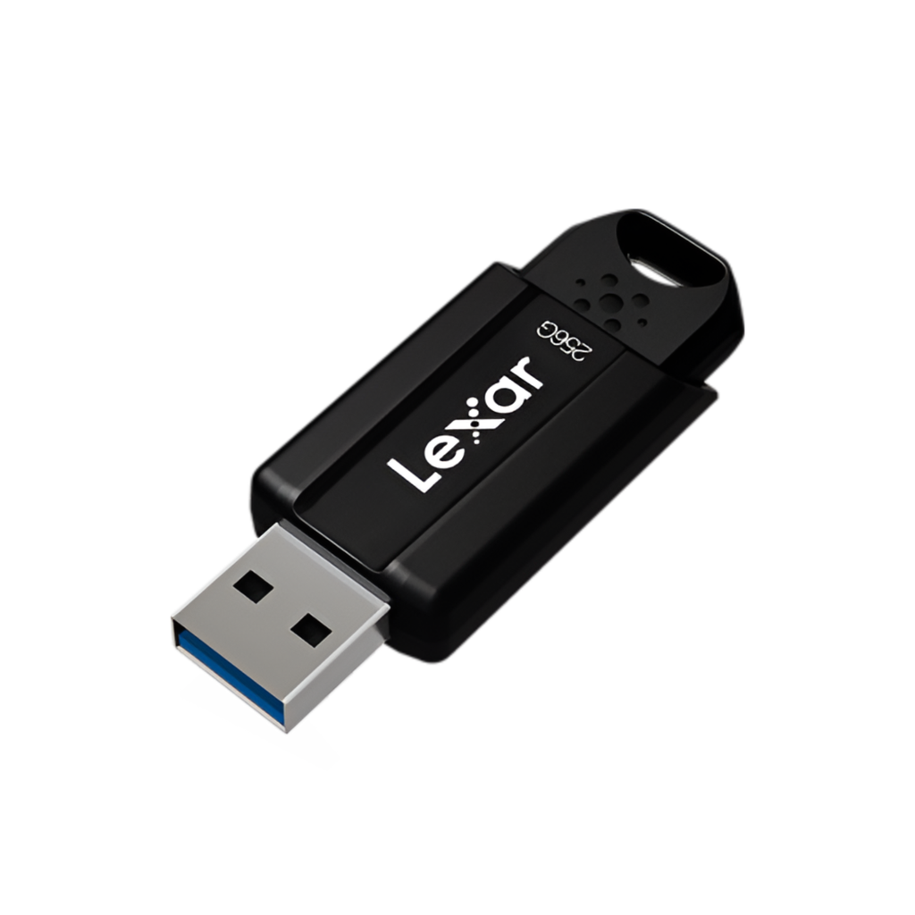 MEMORIA  FLASH USB NEGRA LEXAR 3.1 S80 256GB / LJDS080256G-BNBNU