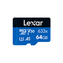 LEXAR 64GB INDUSTRIAL MICROSDXC MICRO SD CARD, UHS-I LSDMI64GBBNL633A
