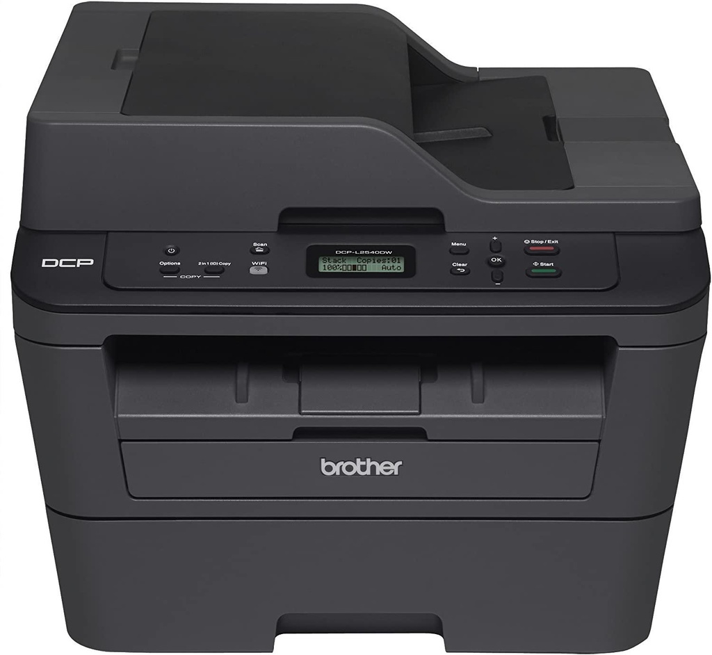 Impresora Multifunción Brother Dcp-l2540dw Con Wifi 110v Negra