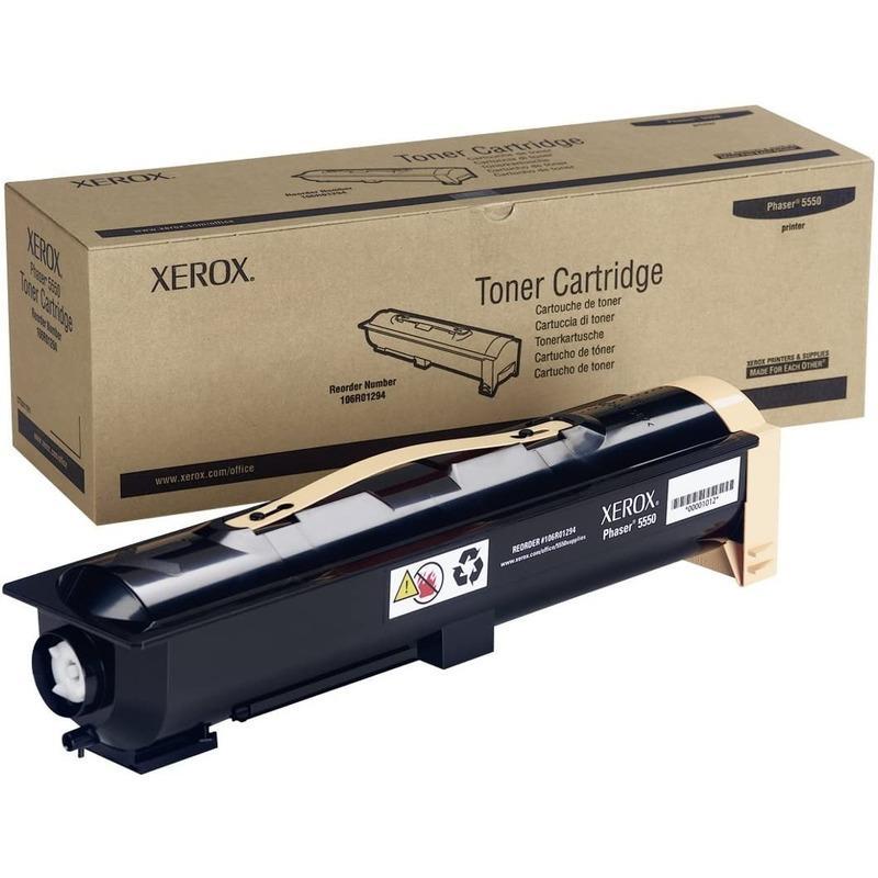 Tóner Xerox Negro Phaser 5550 - 35,000 Páginas / 106r01294