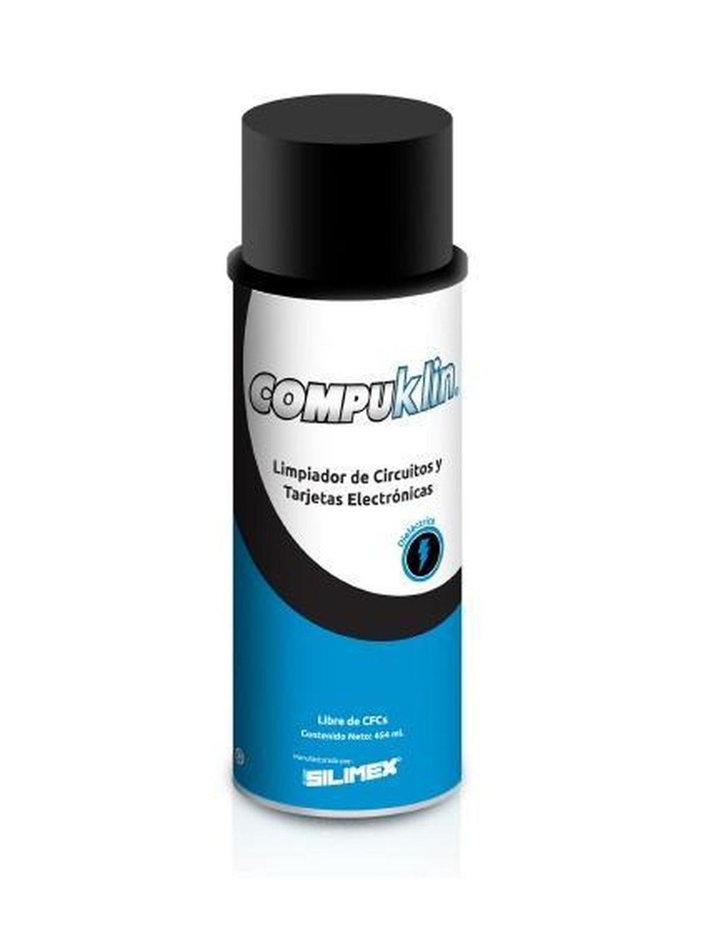 Silimex CompuKlin Limpiador de Circuitos y Tarjetas Electrónicas, 454ml