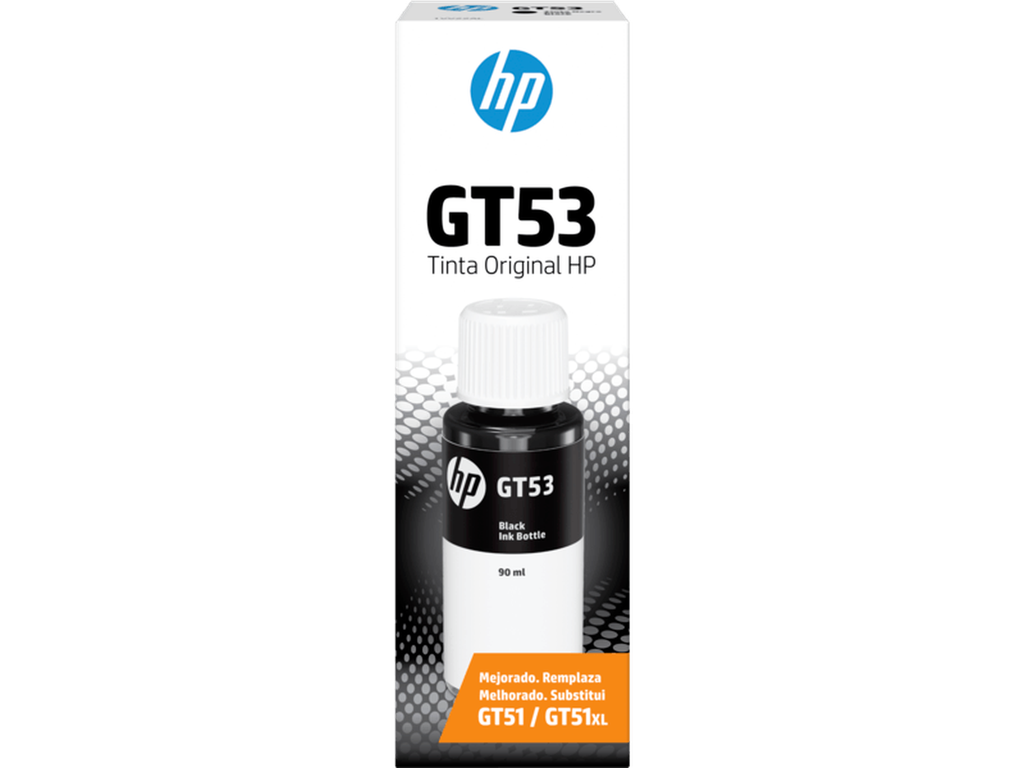 Tanque de Tinta HP GT53 Negro, 4000 Páginas
