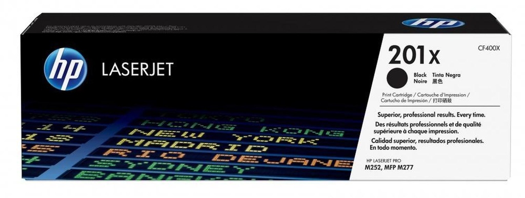 Tóner HP 201X Negro, 2800 Páginas