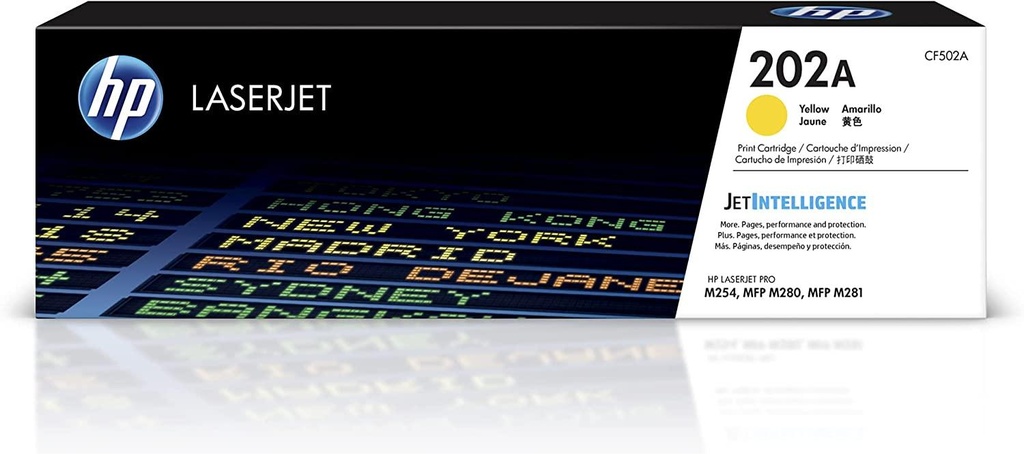 Tóner HP 202A Amarillo, 1300 Páginas