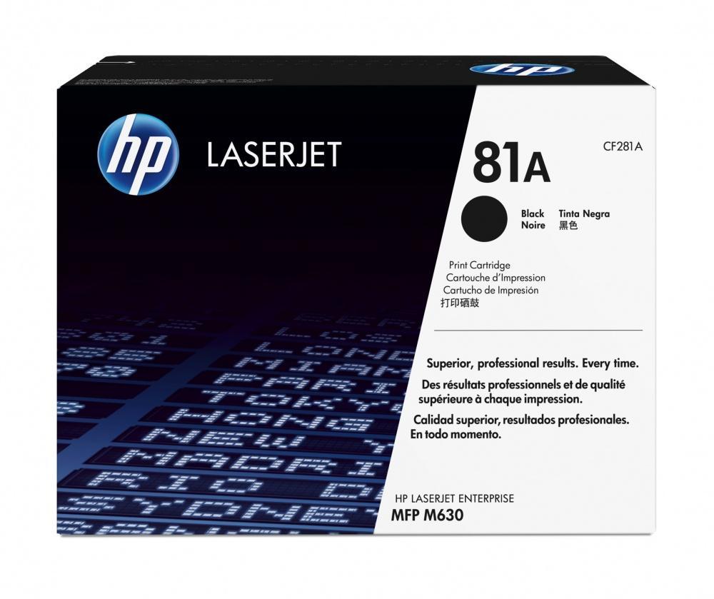 Tóner HP 81A Negro, 10.500 Páginas