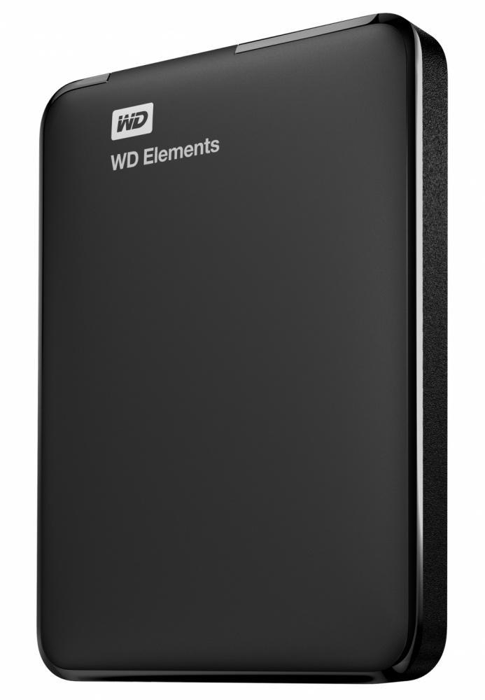 Disco Duro Externo Western Digital WD Elements Portátil 2.5'', 1TB, USB 3.0, Negro - para Mac/PC / WDBUZG0010BBK-WESN