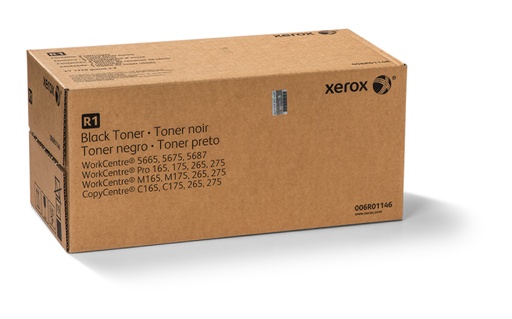 [006R01146] TONER NEGRO P/CC/WC/WCP 165/175 WC5632/38/45/55/65/75/87 2 PAQS DE TONER C/BOTELLA DE RESIDUOS DE TONER 100,000 PAGINAS