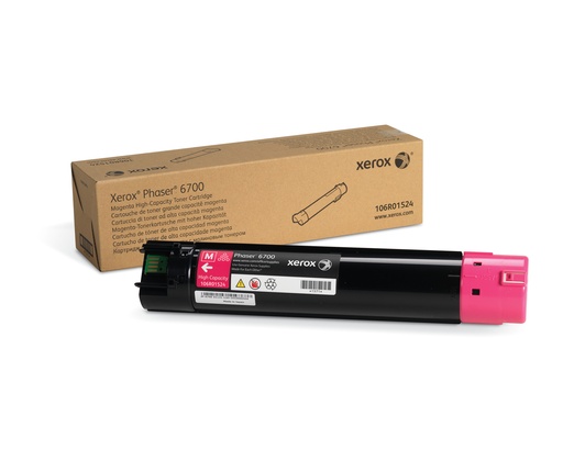 [106R01524] TONER MAGENTA P/PHASER 6700 12,000 PAGINAS ALTO RENDIMIENTO (106R01524)