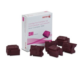 [108R01023] TINTA SOLIDA MAGENTA P/COLORQUBE 8900 16,000 PAGINAS (6 BARRAS) 