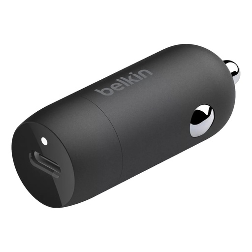 [CCA003BTBK] Cargador para Auto Belkin USB-C de 18 W, Carga Rapida
