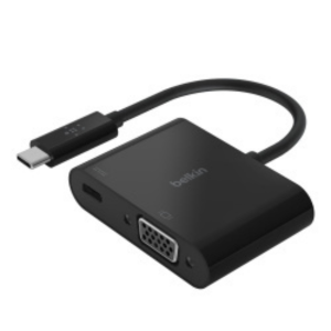 [AVC001BTBK] CABLE USB-C TO VGA + CARGADOR ADAPTADOR