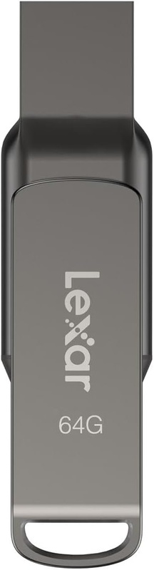 [LJDD400064G-BNQNU] Memoria USB Dual Lexar JumpDrive D400 64GB Tipo C USB 3.1 / LJDD400064G-BNQNU