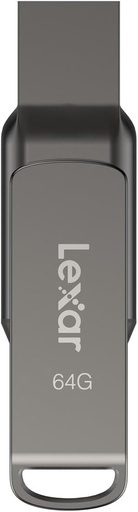 [LJDD400064G-BNQNU] Memoria USB Dual Lexar JumpDrive D400 64GB Tipo C USB 3.1 / LJDD400064G-BNQNU
