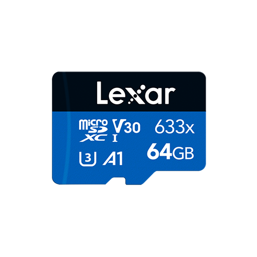 [LSDMI64GBBNL633A] Memoria MicroSDXC Lexar 64GB 633 UHS-I  Clase 10 C/Adaptador