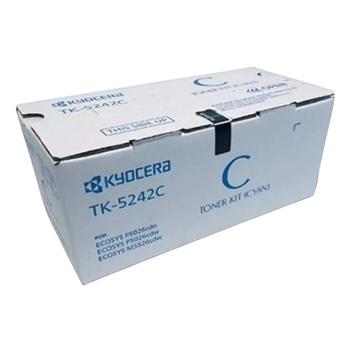 [1T02R7CUSV] TONER KYOCERA TK-5242C CYAN P/P5026CDN/P 5026CDW/M5526CDN/M5526CDW