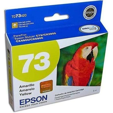 [T073420-AL] Cartucho Epson 73N Amarillo, 380 Páginas