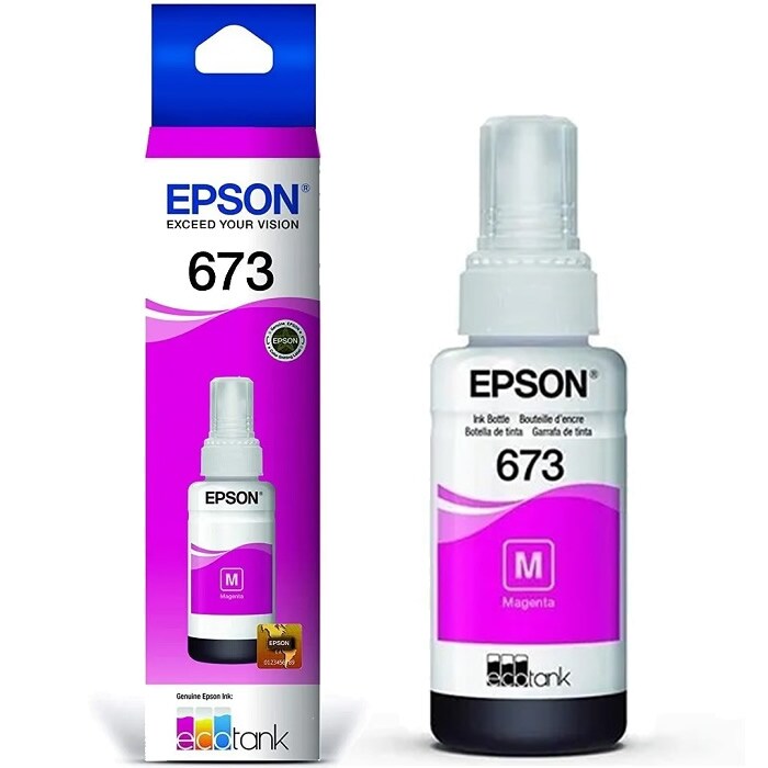 [T673320-AL] Botella De Tinta Original Epson Magenta Para L800 T673320-AL