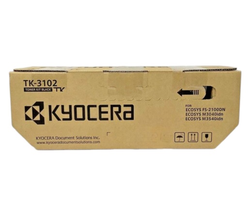 [1T02MS0US1] Cartucho De Tóner Kyocera TK-3102 Color Negro 12 500 Páginas