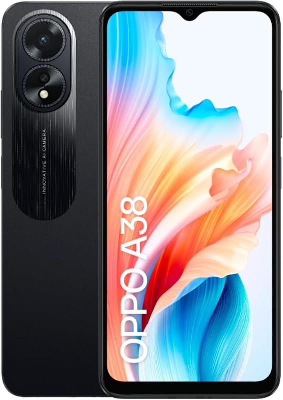 [A38 4+128GB NEGRO] Oppo A38 4G de 128 GB 6.56” 5000mAh Cámara 50MP Color Negro