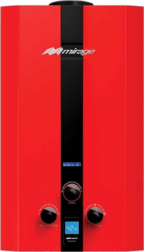 [MBF16NB] Boiler Mirage Flux MBF16NB Gas LP 16 Litros Por Minuto Rojo