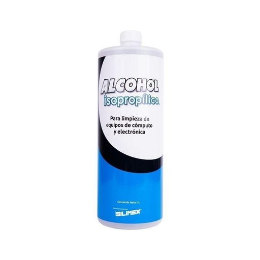 [ALCOHOL ISO 1] Silimex Alcohol Isopropílico, 1 L, Limpieza de Equipo de Cómputo/ALCOHOL ISO 1