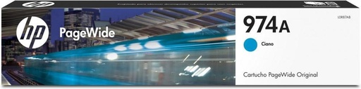 [L0R87AL] Cartucho HP 974A Cyan, 3000 Páginas