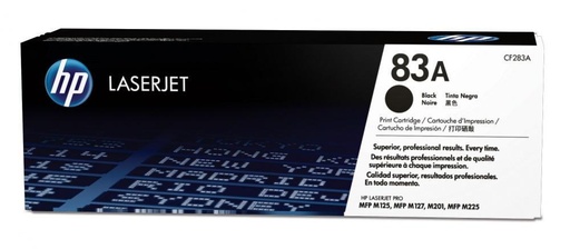 [CF283A] Tóner HP 83A Negro, 1500 Páginas