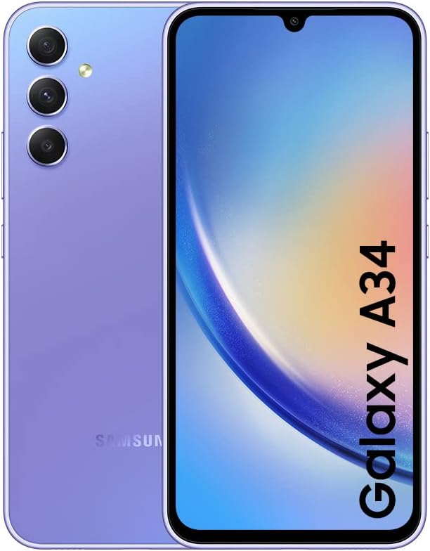 [GA34SGAVIO128A346] Samsung Galaxy A34 5G Violeta 128 GB (Reacondicionado)