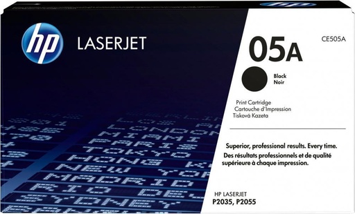 [CE505A] Tóner HP 05A Negro, 2300 Páginas