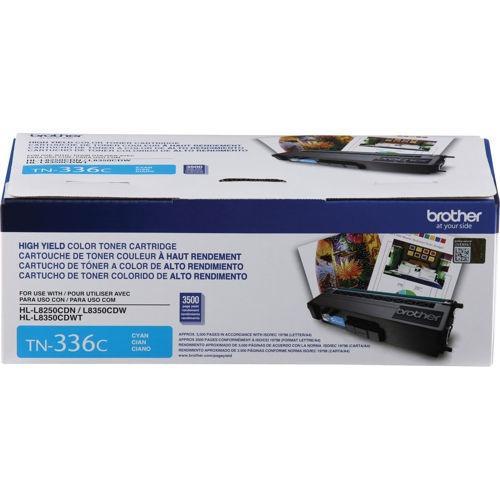 [TN336C] Tóner Brother TN-336C Cyan, 3500 Páginas