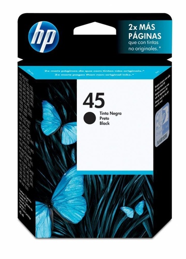[51645AL] Cartucho HP 45 Negro, 930 Páginas