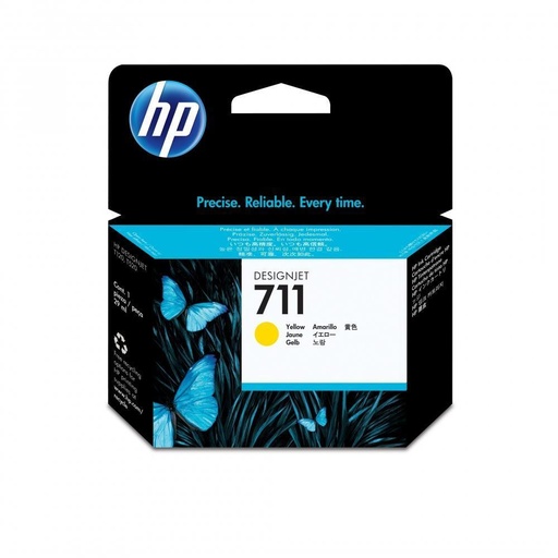 [CZ132A] Cartucho HP 711 Amarillo 29ml