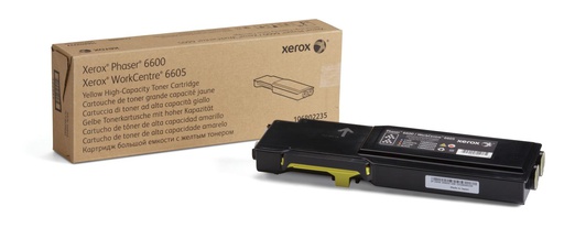 [106R02235] Tóner Xerox Amarillo, 6,000 páginas /106R02235